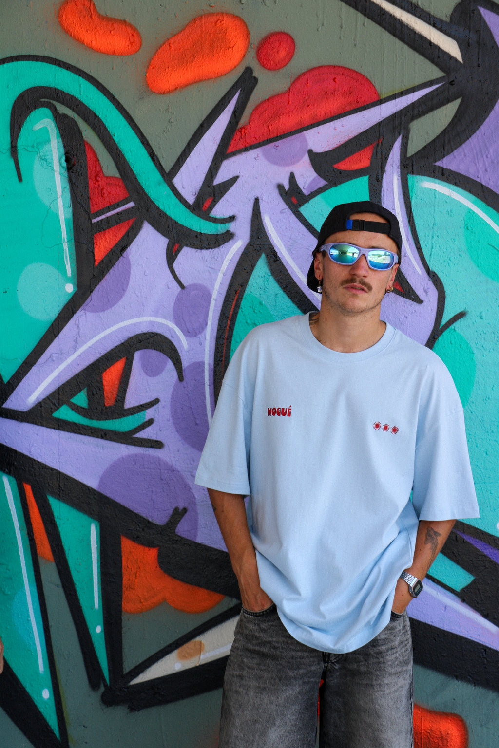 T-shirt blue sky - At his peak