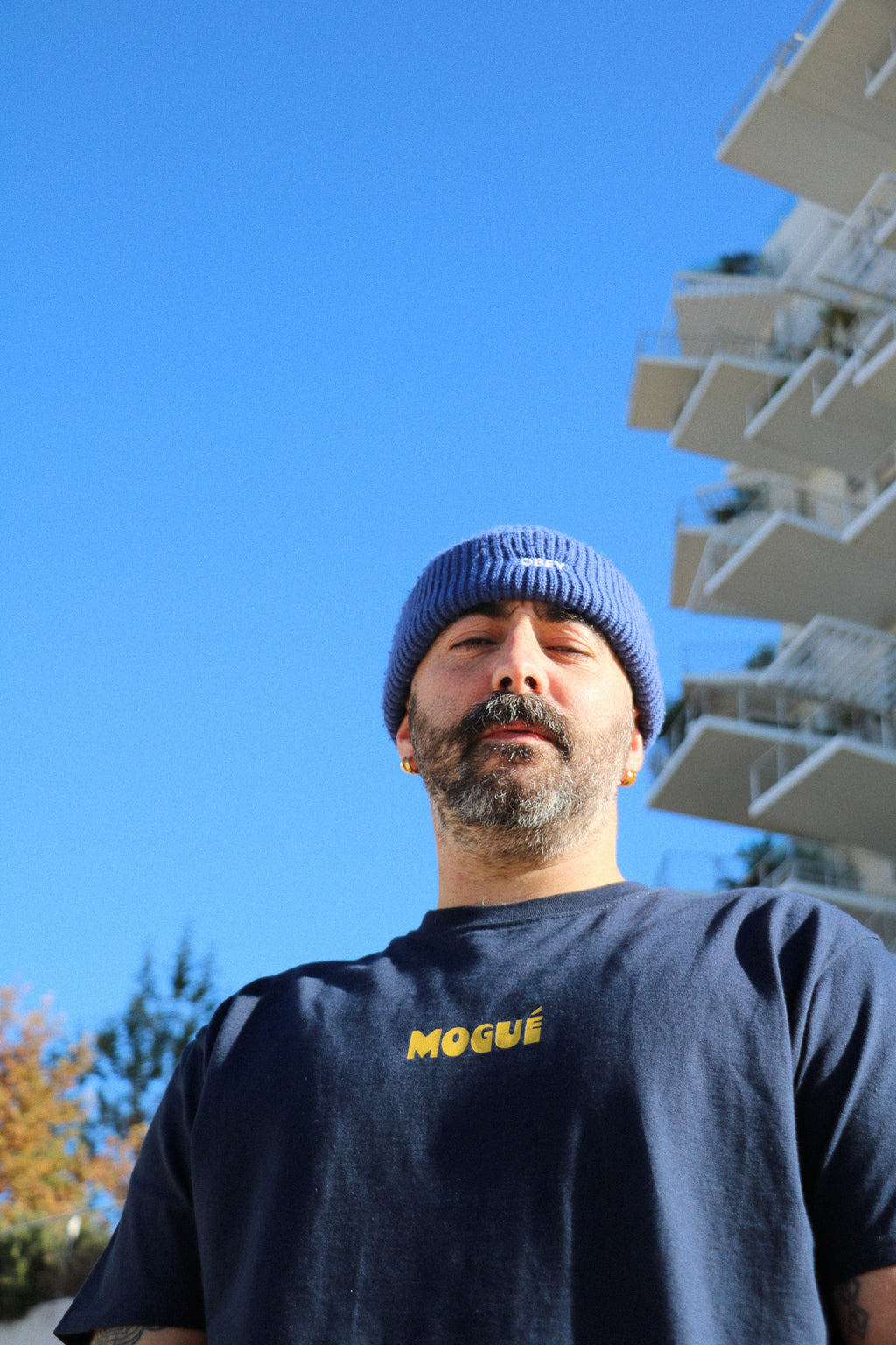 T-shirt navy MOGUÉ