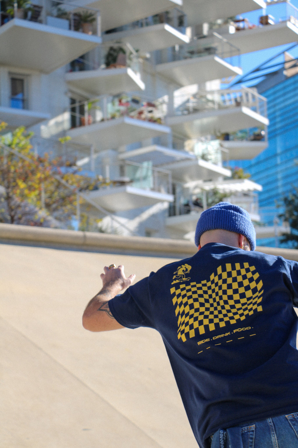 T-shirt navy MOGUÉ