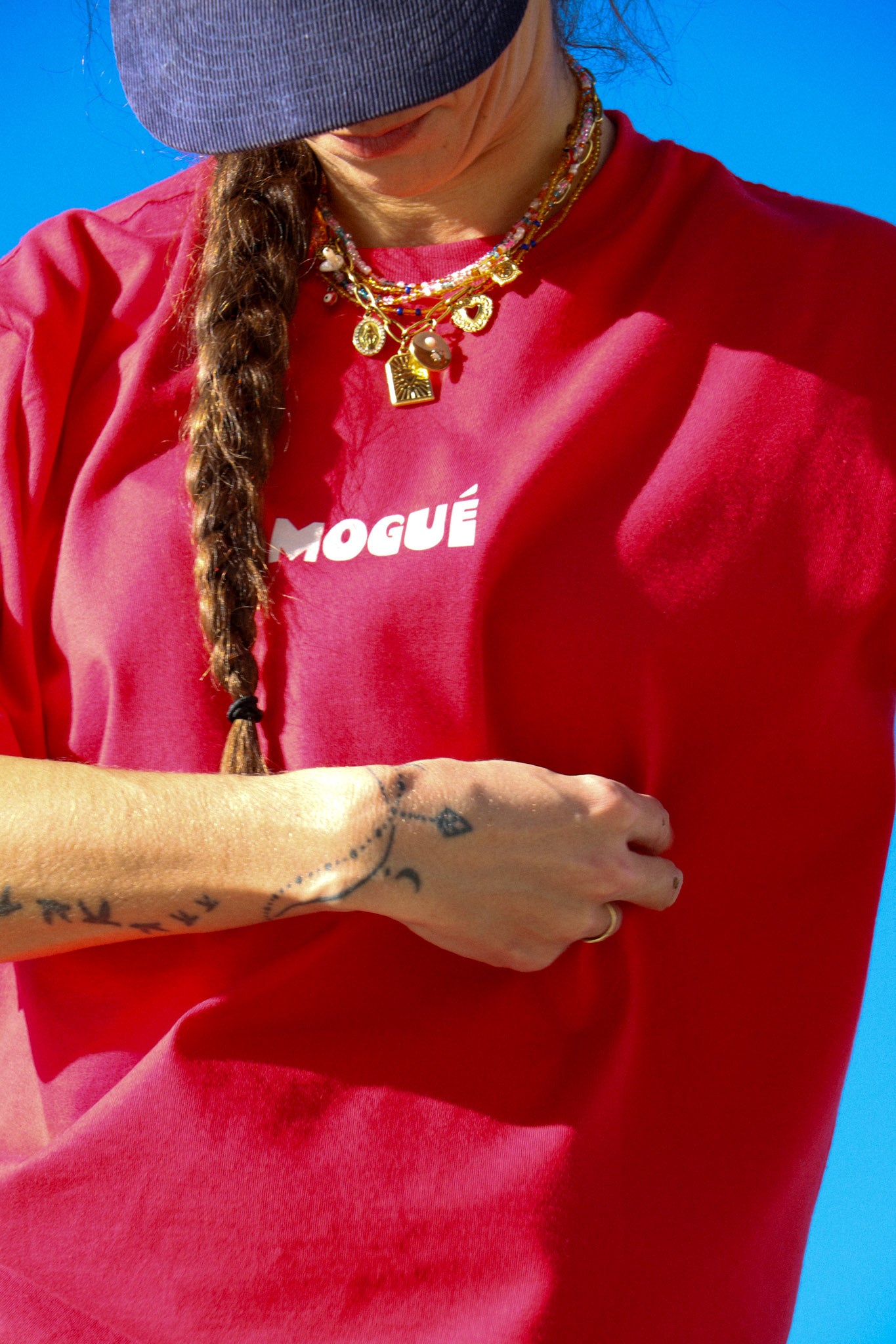 T-shirt rouge MOGUÉ
