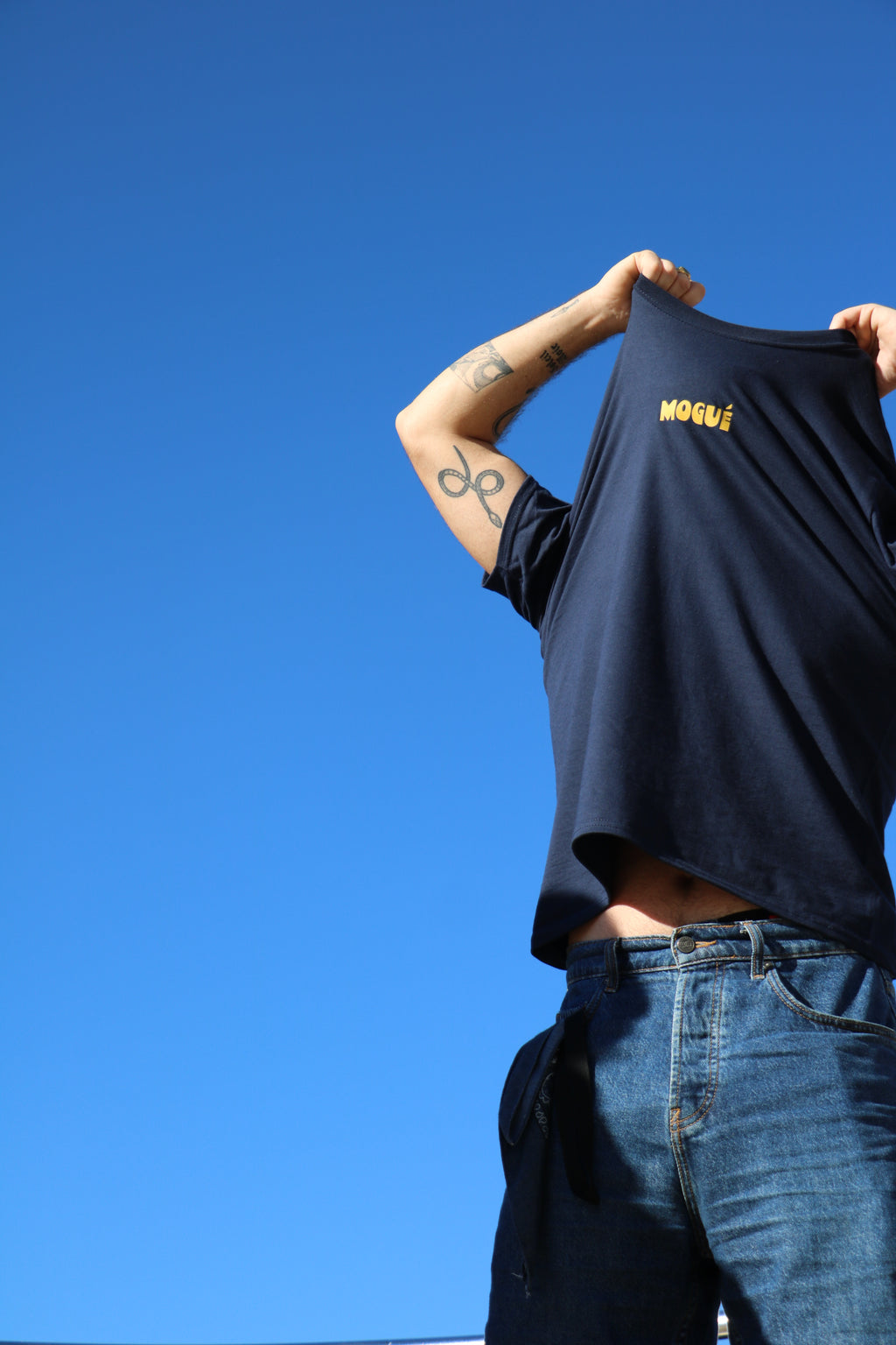 T-shirt navy MOGUÉ