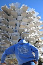 Hoodie sky blue MOGUÉ