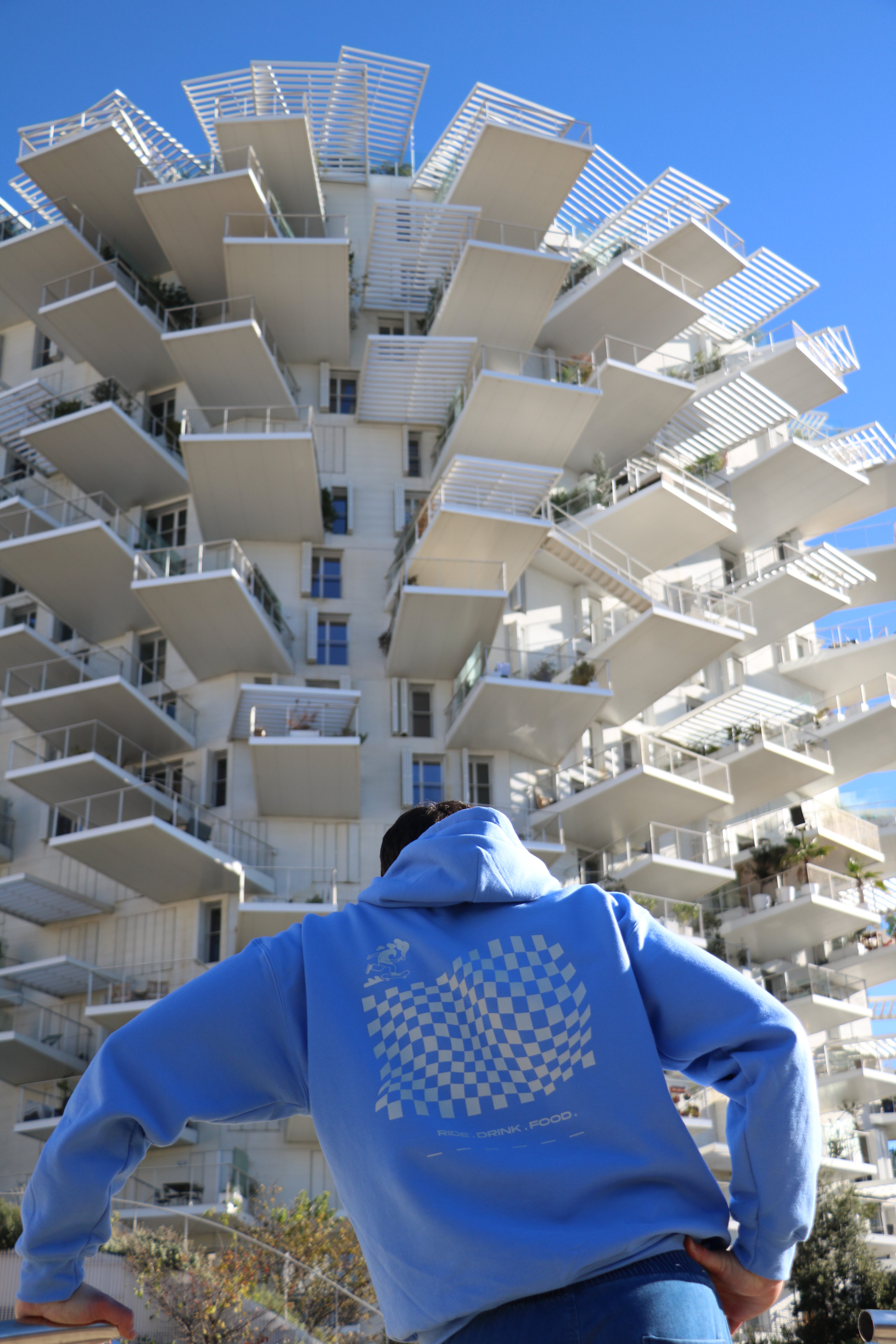Hoodie sky blue MOGUÉ