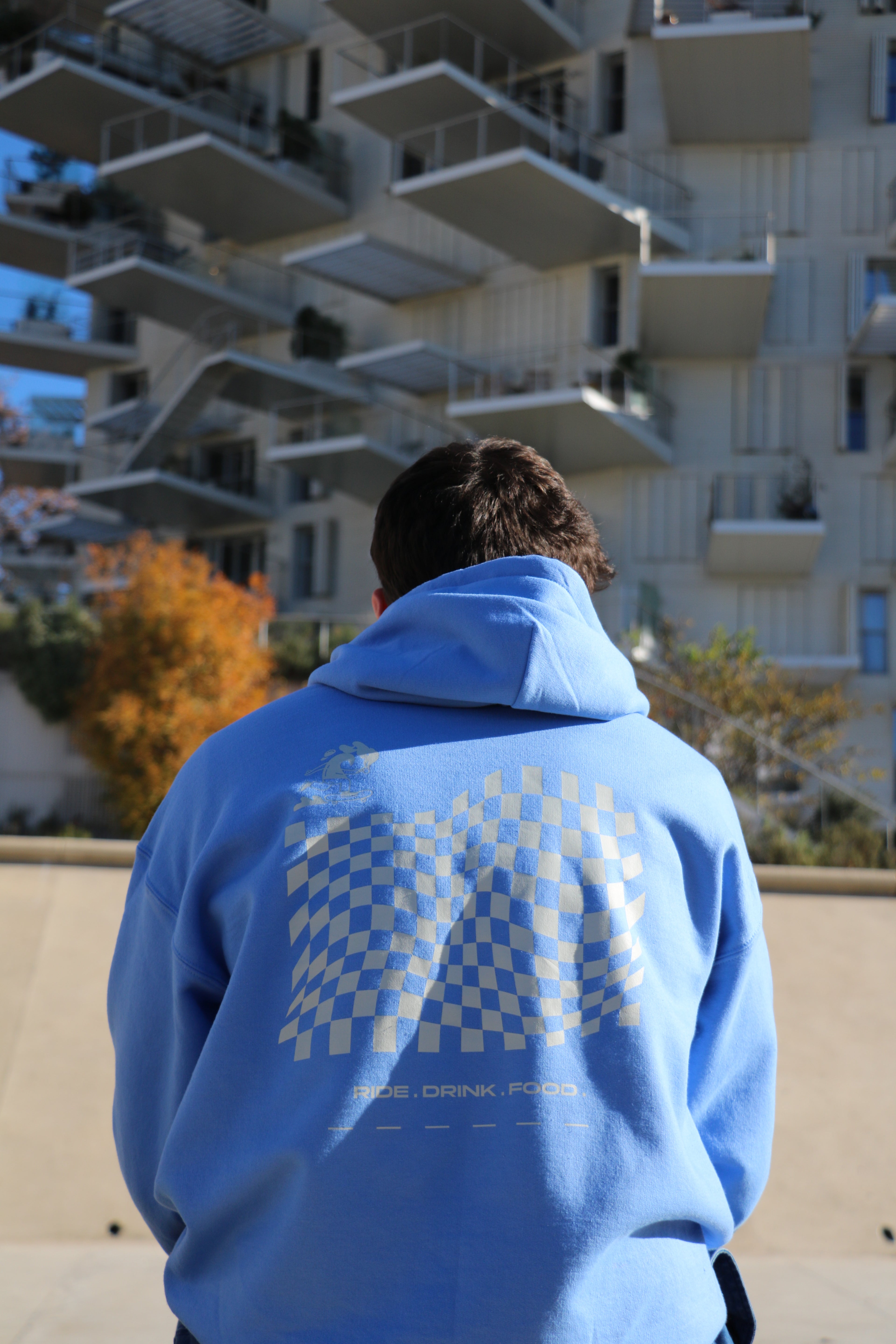 Hoodie sky blue MOGUÉ