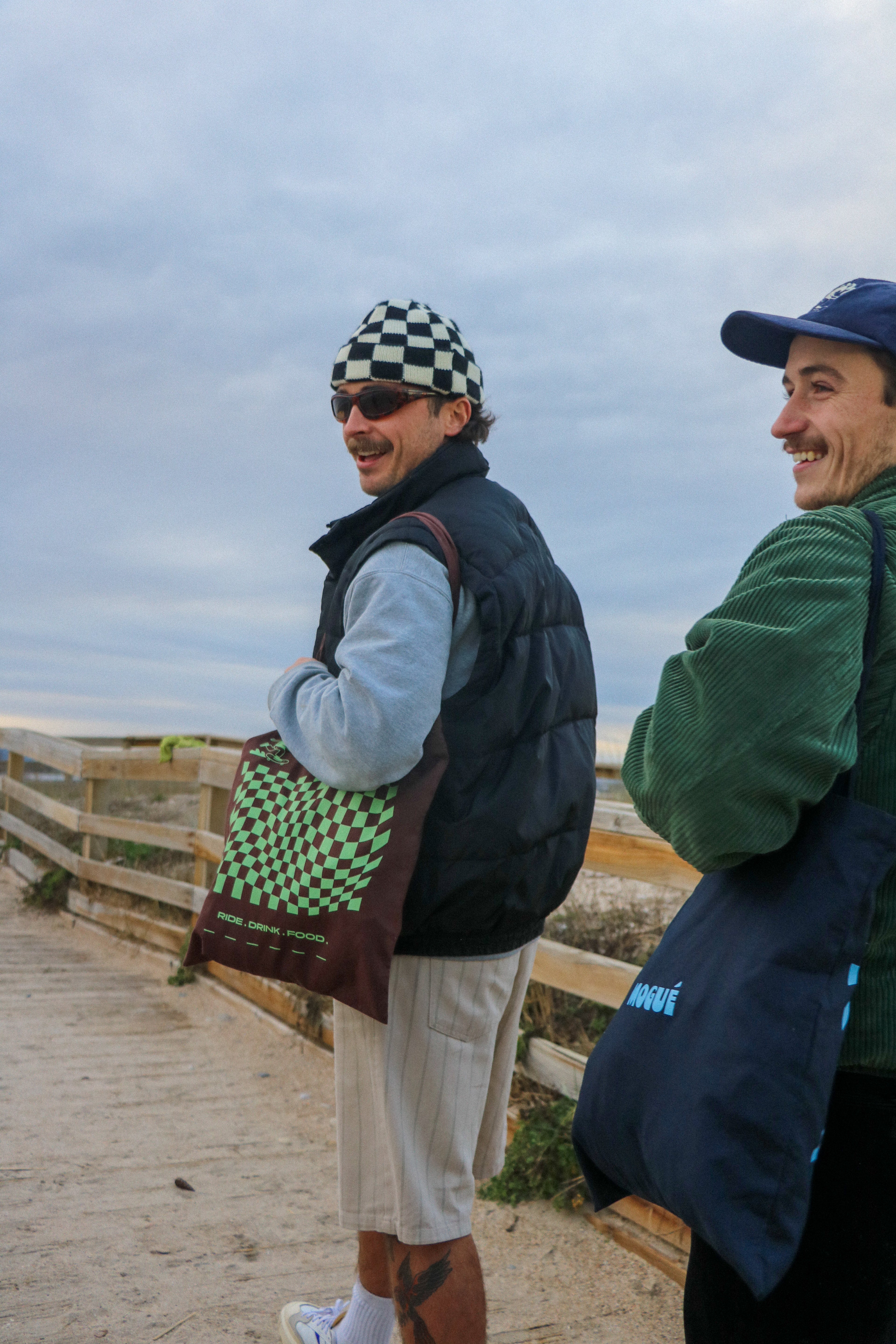 Tote bag pistache MOGUÉ