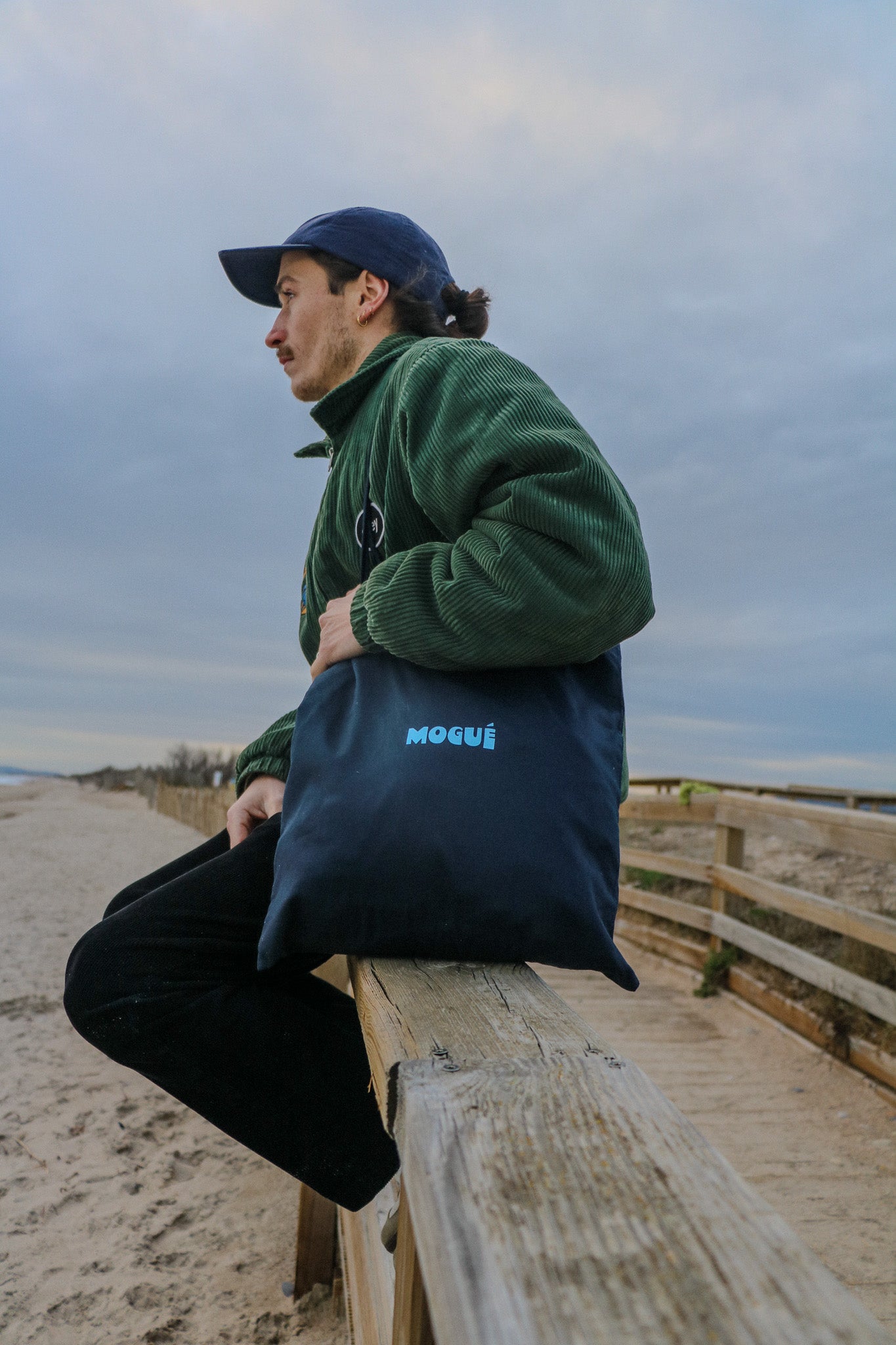 Tote bag navy MOGUÉ