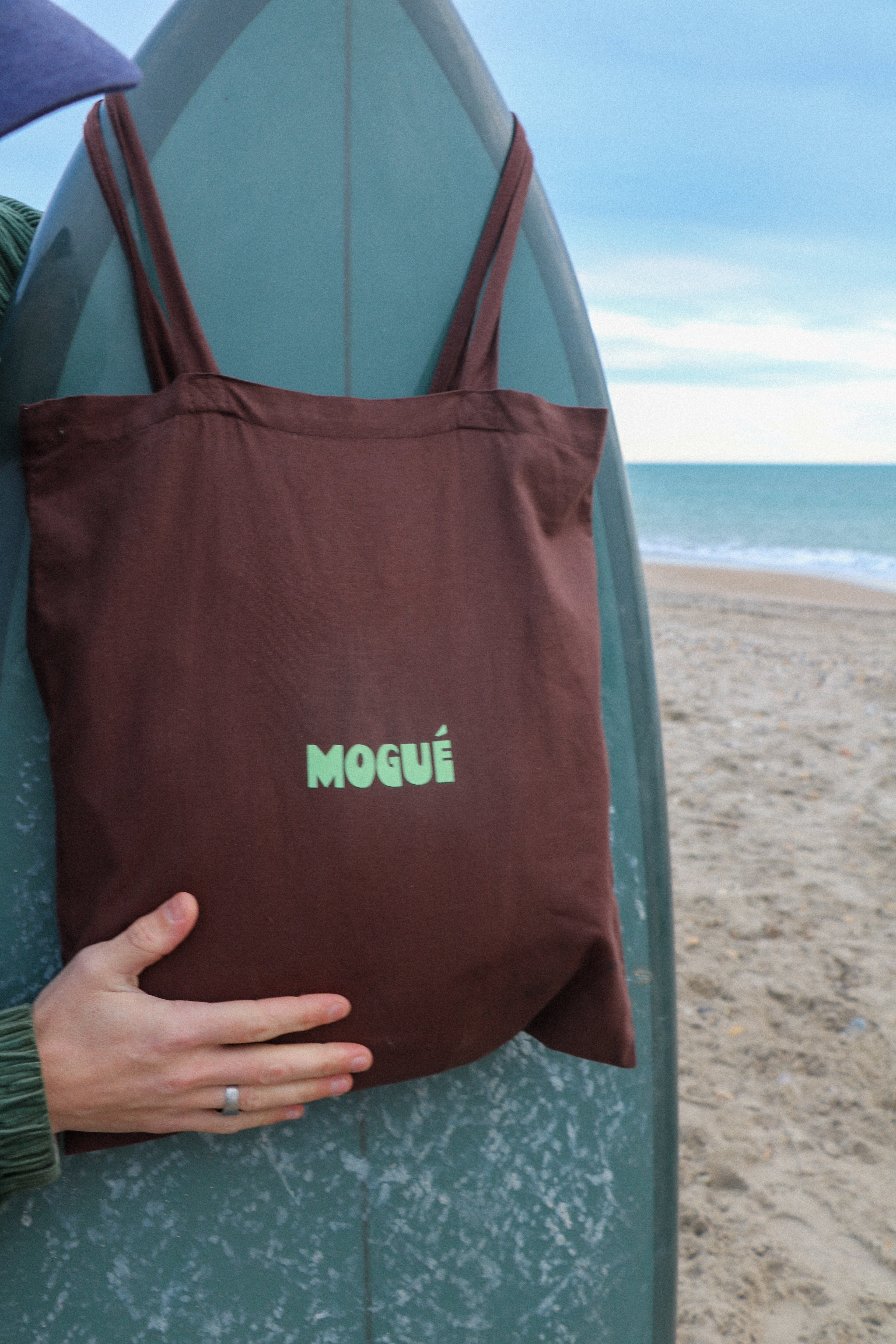 Tote bag pistache MOGUÉ