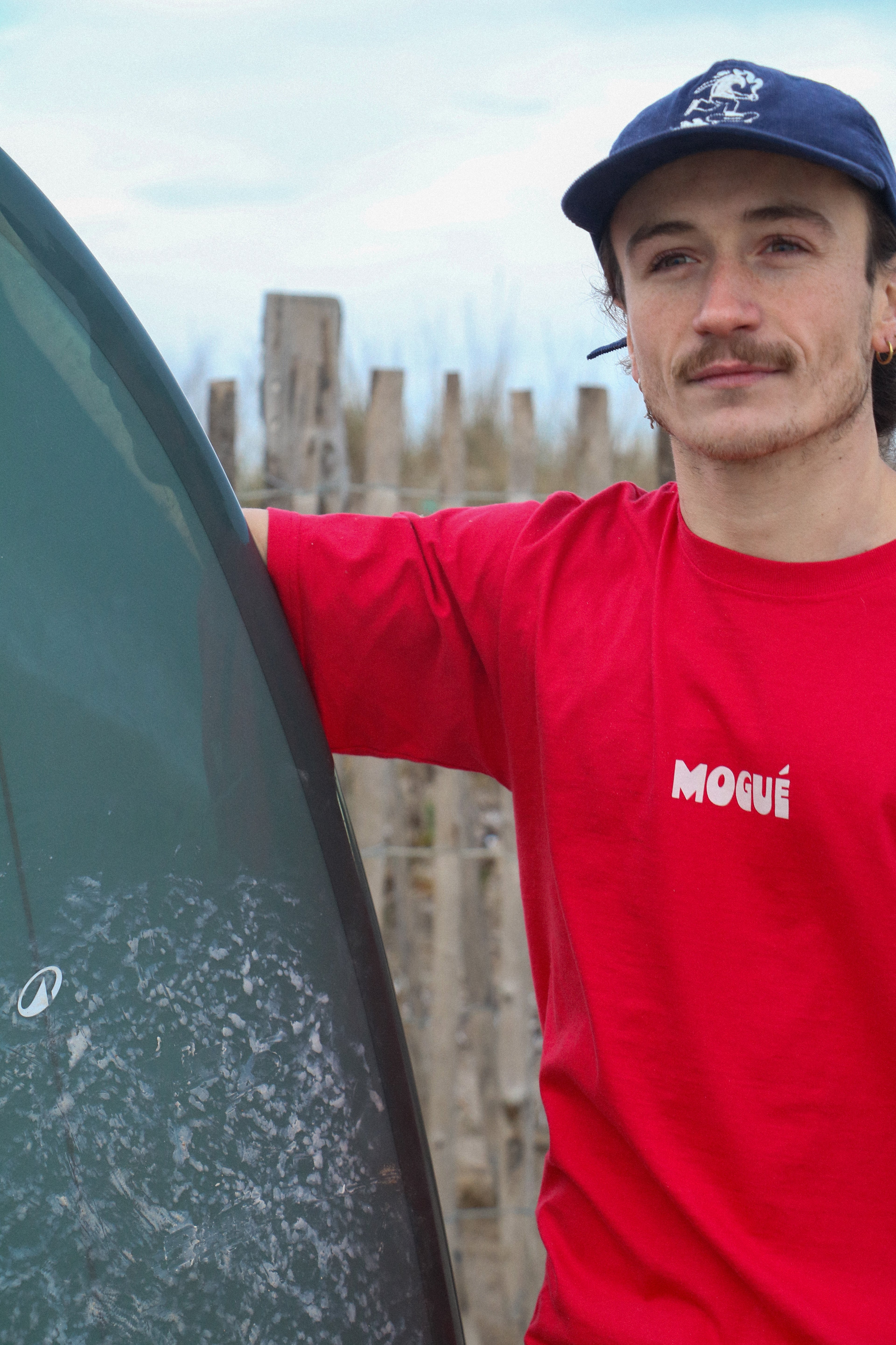 Casquette côtelé navy MOGUÉ